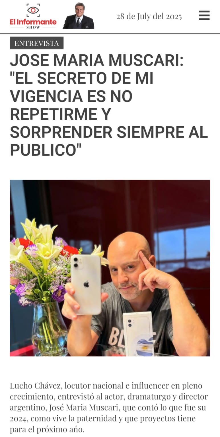 Portal de espectáculos El Informante Show de Luis Ventura